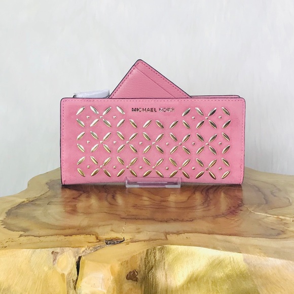 Michael Kors Card Case Carryall Studded Wallet